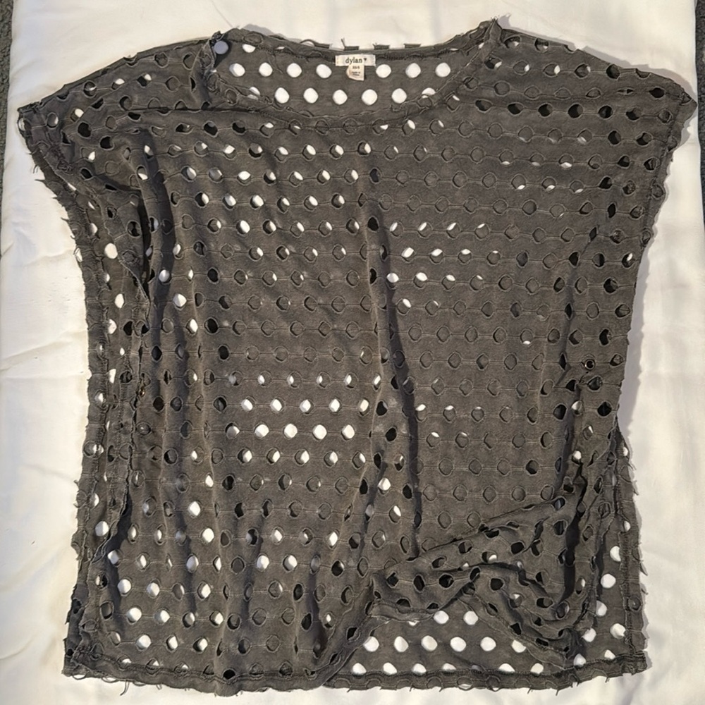dylan Gray Open-Knit Tunic